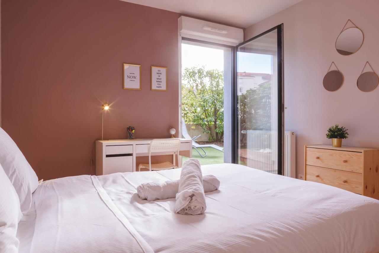Superbe Appartement Terrasse Rdc - New Location Bourg-en-Bresse Exteriör bild