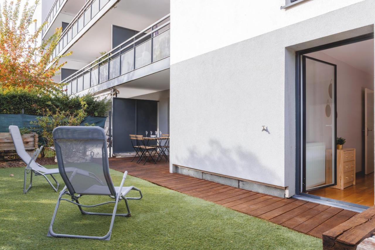 Superbe Appartement Terrasse Rdc - New Location Bourg-en-Bresse Exteriör bild