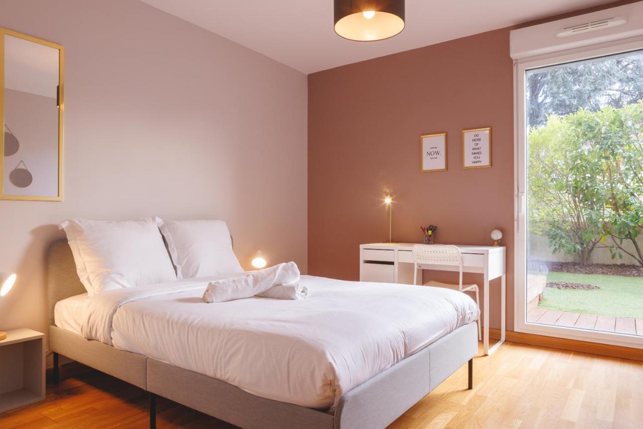 Superbe Appartement Terrasse Rdc - New Location Bourg-en-Bresse Exteriör bild