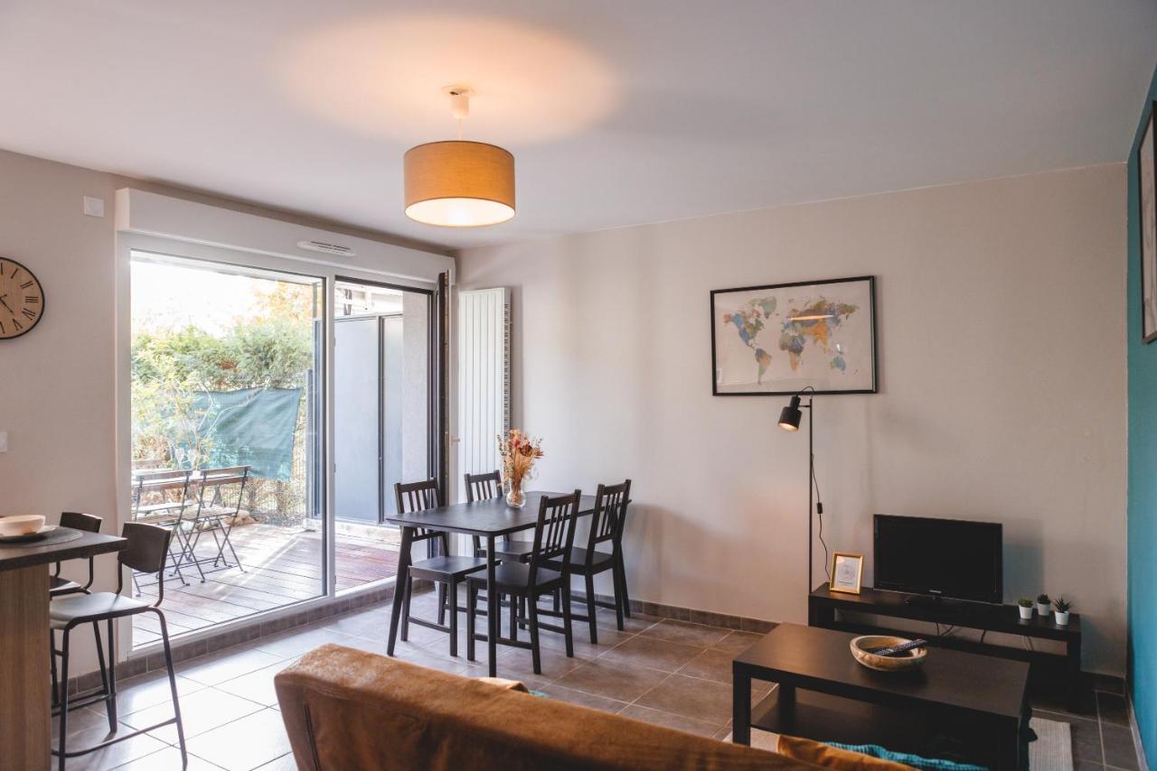 Superbe Appartement Terrasse Rdc - New Location Bourg-en-Bresse Exteriör bild